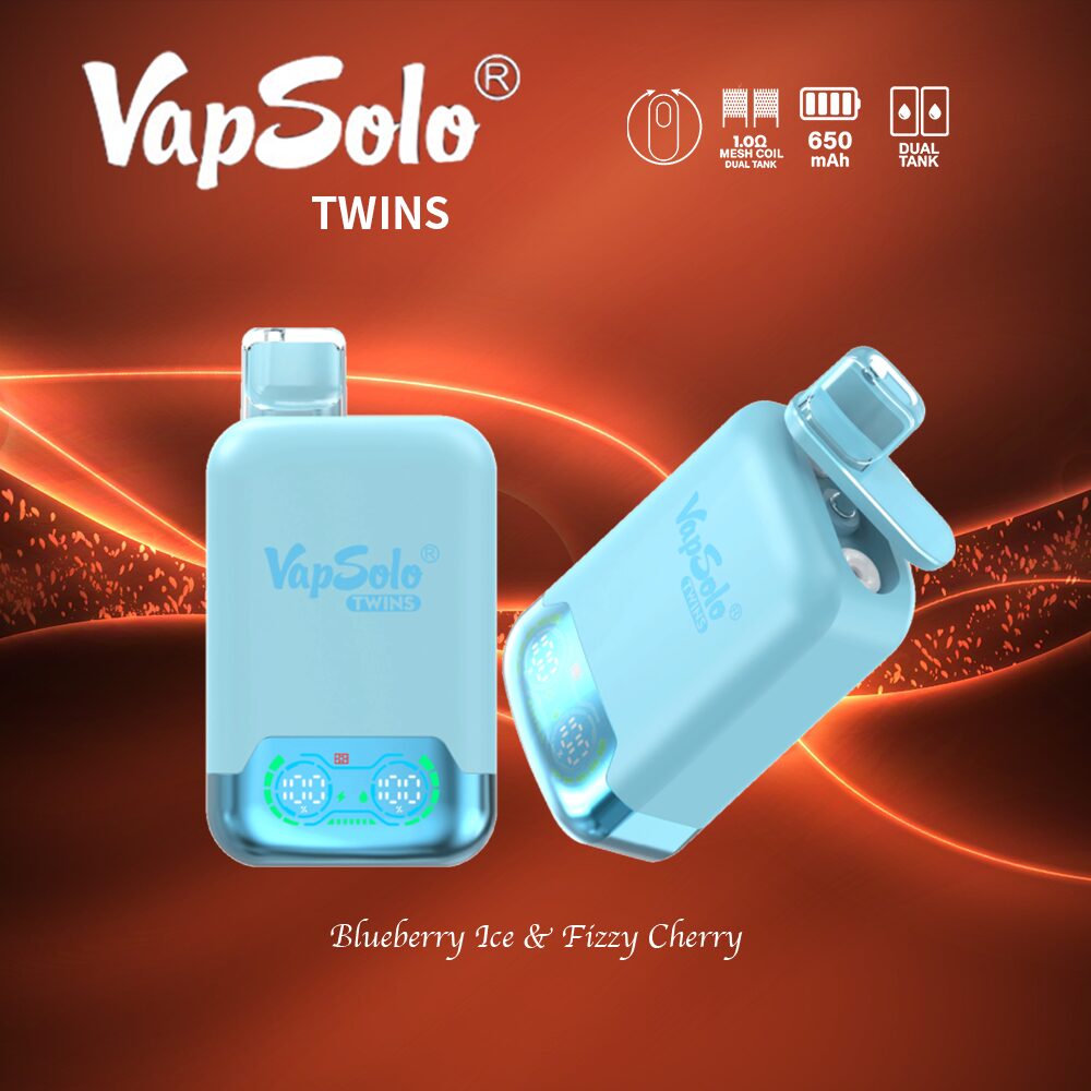 VapSolo Twins 20000 20k Puffs Double Taste Vape Original E-Cigarette
