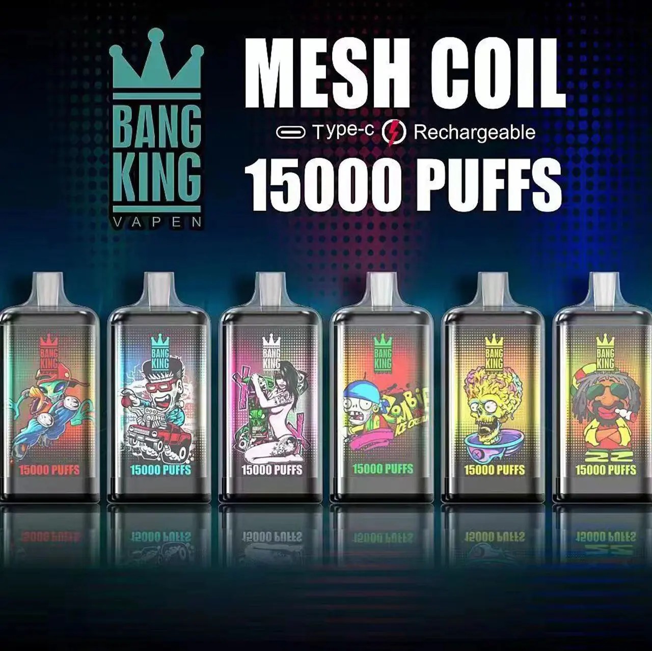 Cigarette lectronique originale Bang King 15000 Puffs Vape - ChicVape