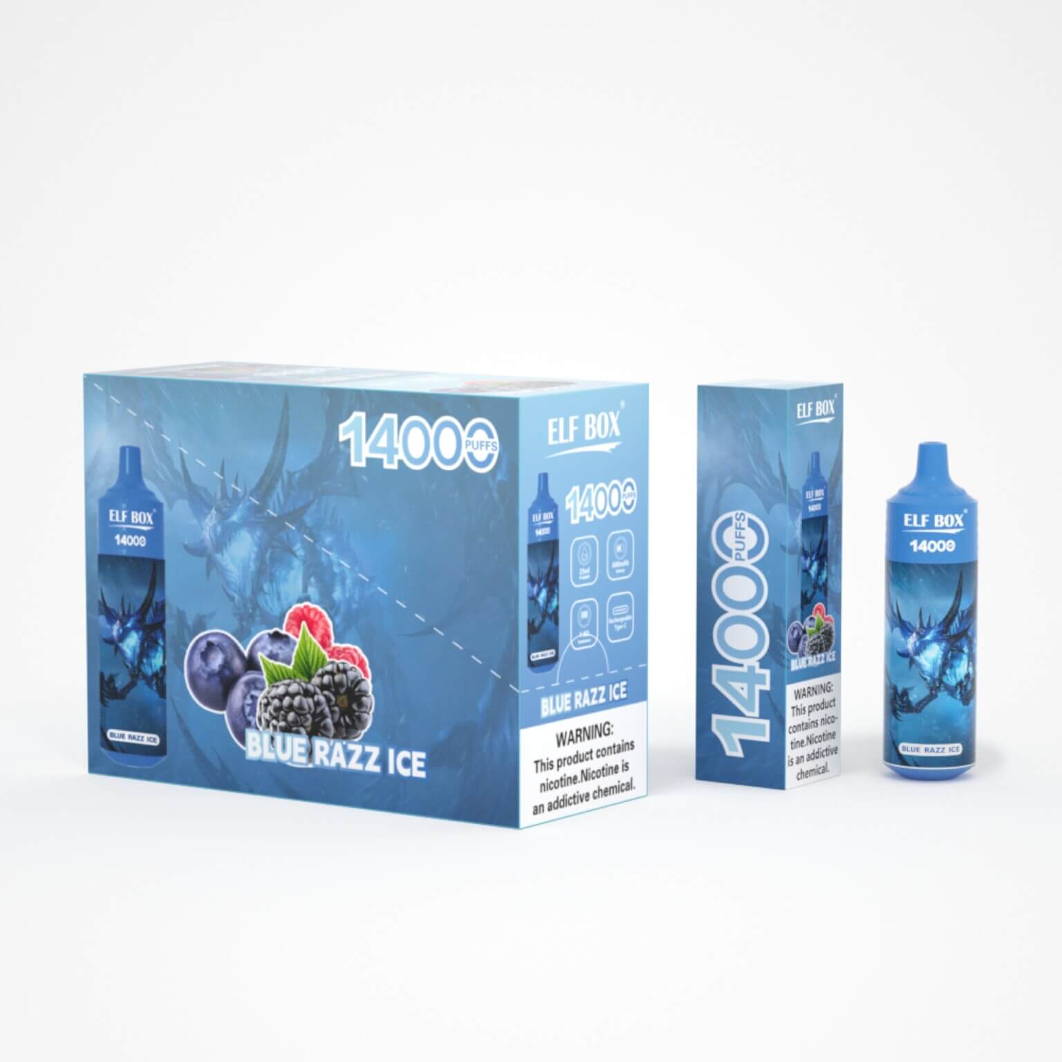 ELF BOX 14000 Puffs Vape original E Cigarette ChicVape