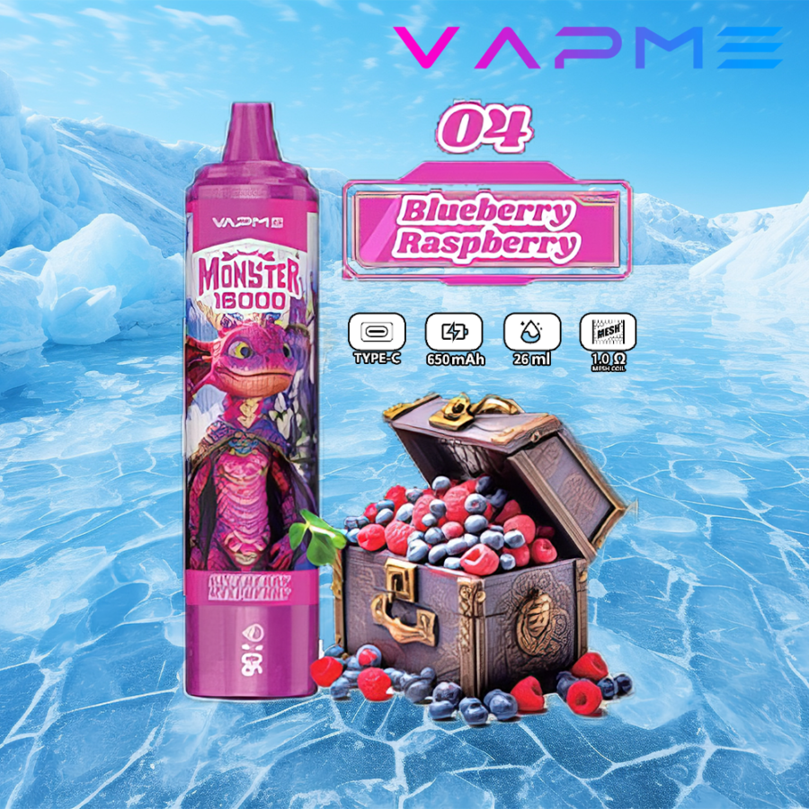 VAPME Monster 16000 Puffs Vape Original E-Cigarette