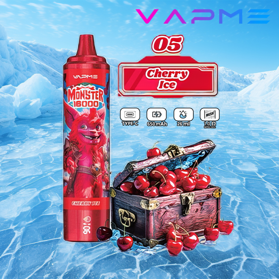 VAPME Monster 16000 bouffées Vape Original E-Cigarette