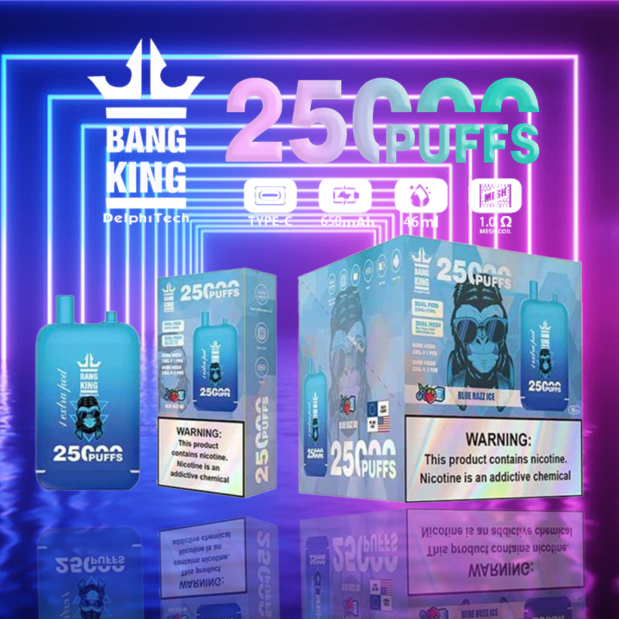 Bang King 25000 boccate doppio magazzino Vape sigaretta elettronica originale