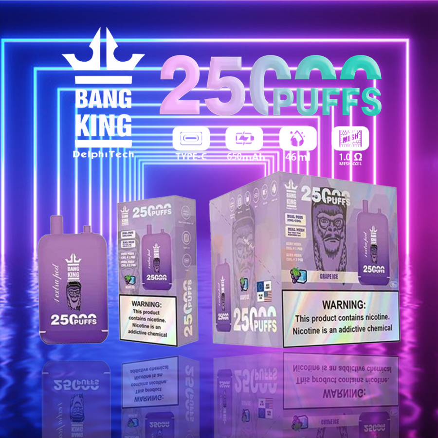 Bang King 25000 Puffs Double Warehous Vape Original E-cigarett
