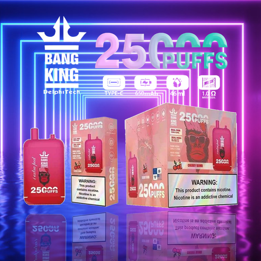 Bang King 25000 boccate doppio magazzino Vape sigaretta elettronica originale