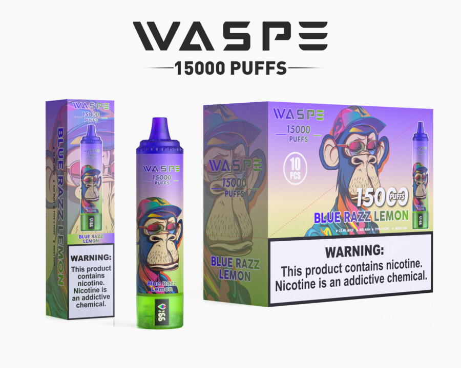 WASPE 15000 bouffées LED Dispaly Vape Original E-Cigarette