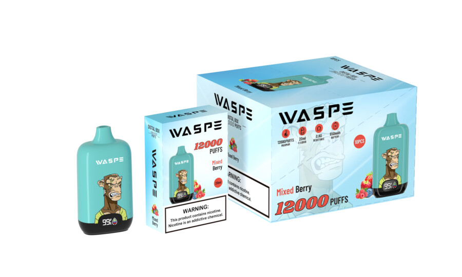 WASPE Digital Box 12000 Puffs Vape Original E-cigarett