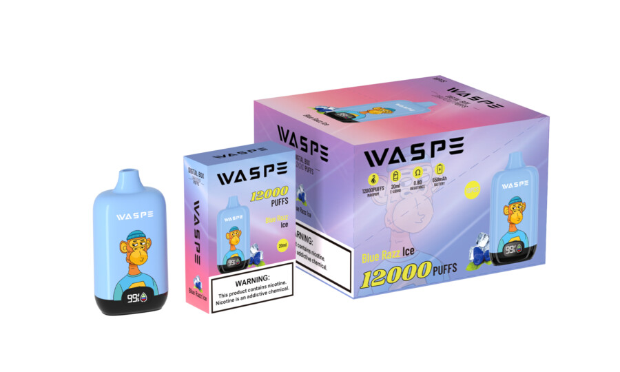 WASPE Scatola digitale 12000 boccate Vape Sigaretta elettronica originale