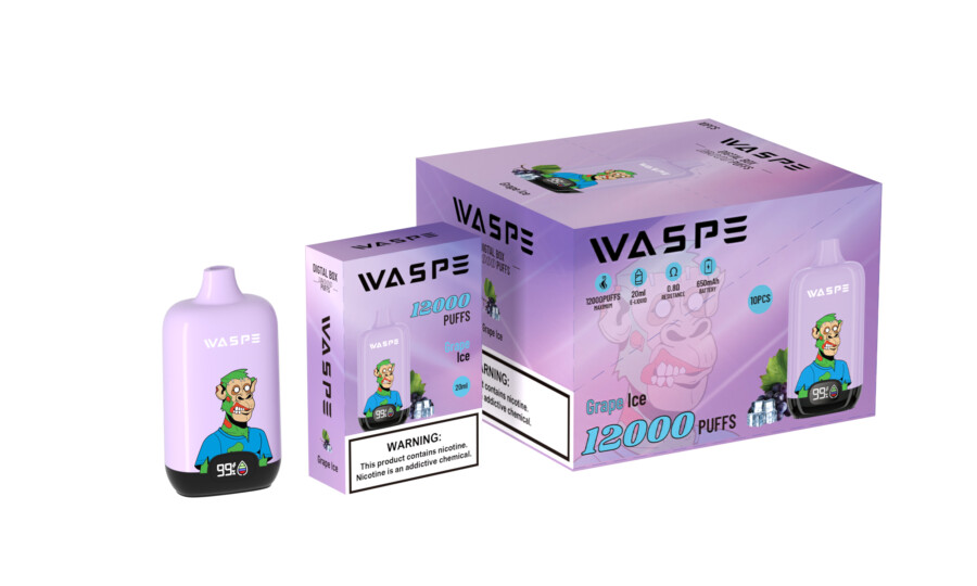 WASPE Digital Box 12000 Puffs Vape Original E-cigarett