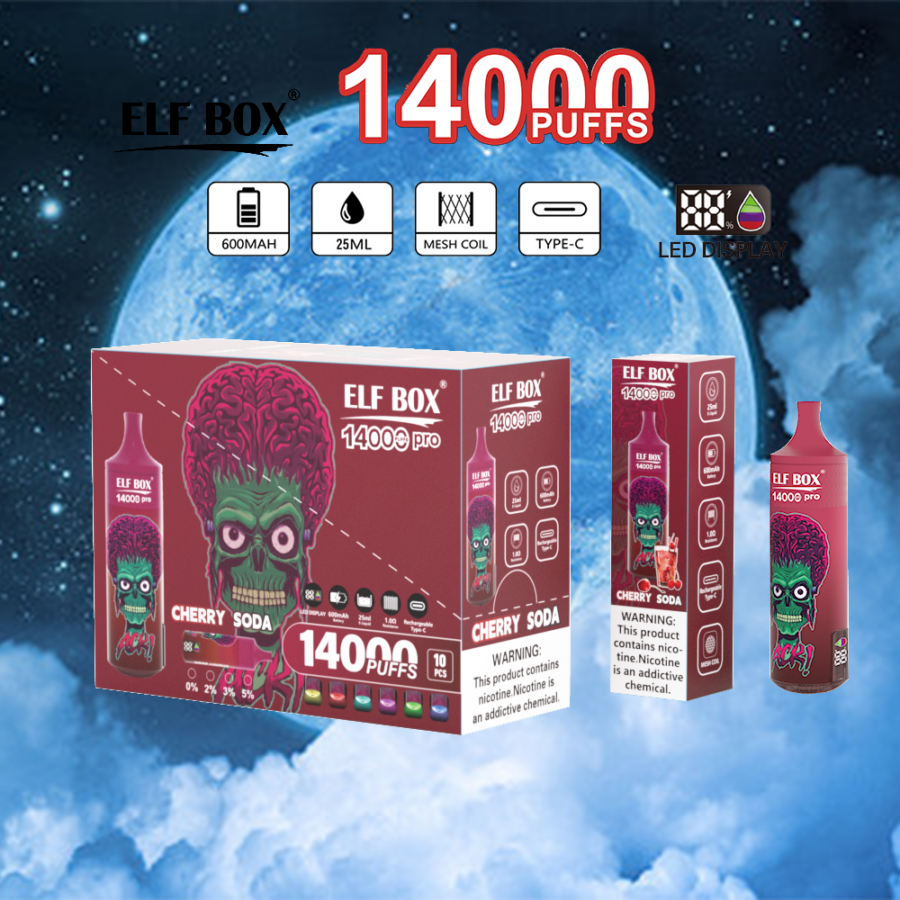 ELF BOX RGB14000 pro 14000 bouffées Vape original E Cigarette