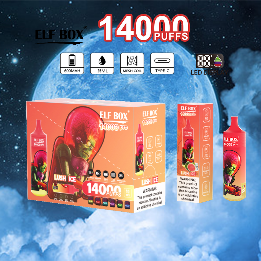 ELF BOX RGB14000 pro 14000 Puffs Vape original E Cigarette