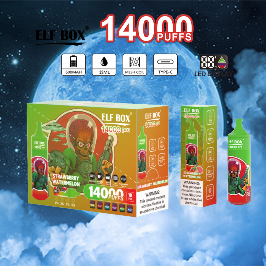 ELF BOX RGB14000 pro 14000 Puffs Vape original E Cigarett