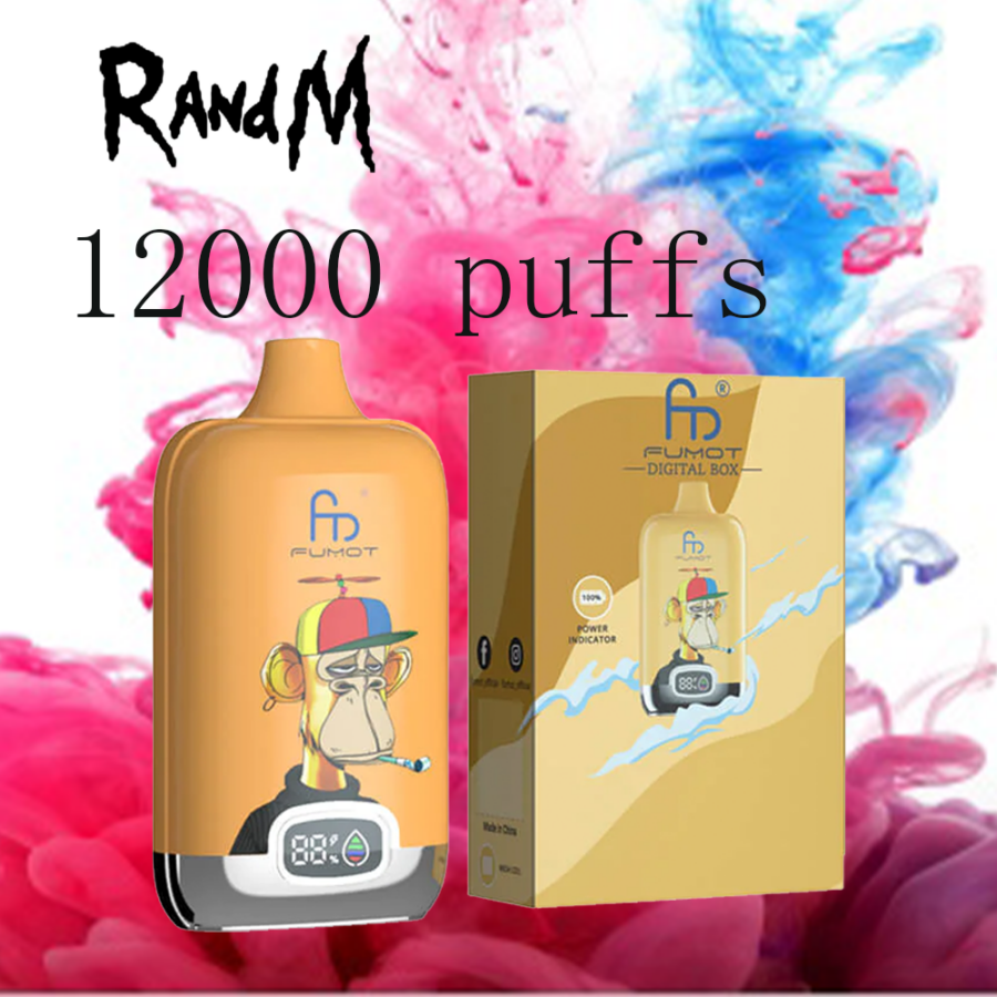 RandM Digital Box 12000 bouffées Vape original E Cigarette