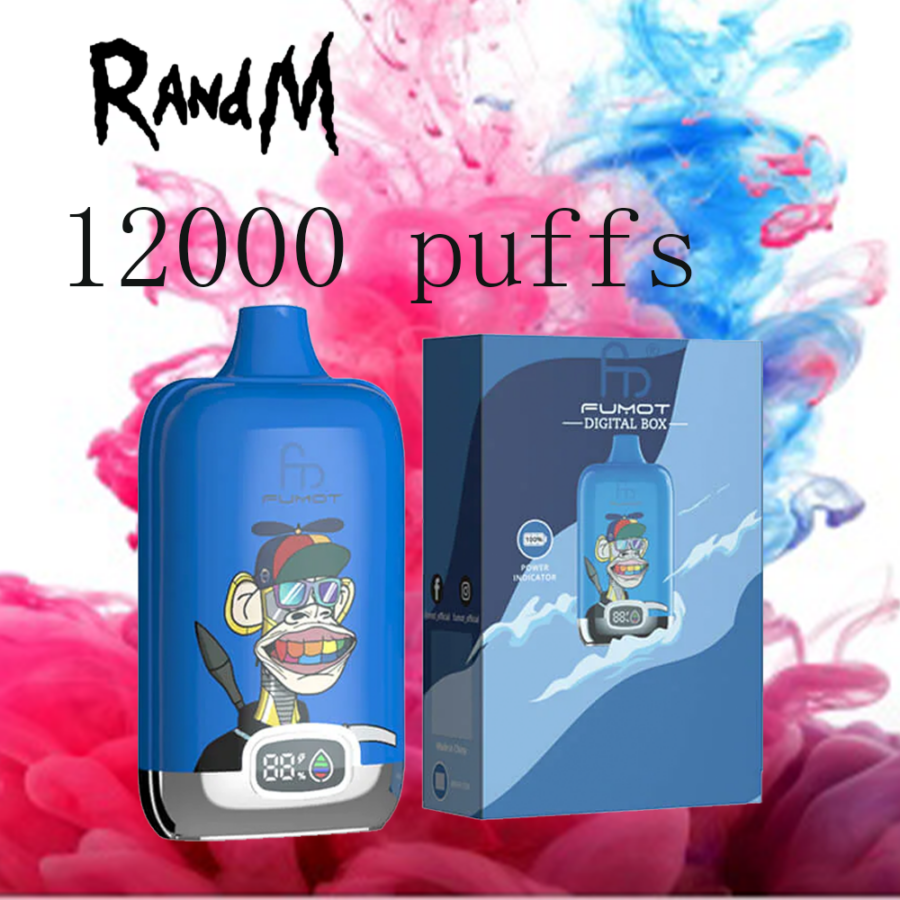 RandM Digital Box 12000 puffs Vape original E Cigarette