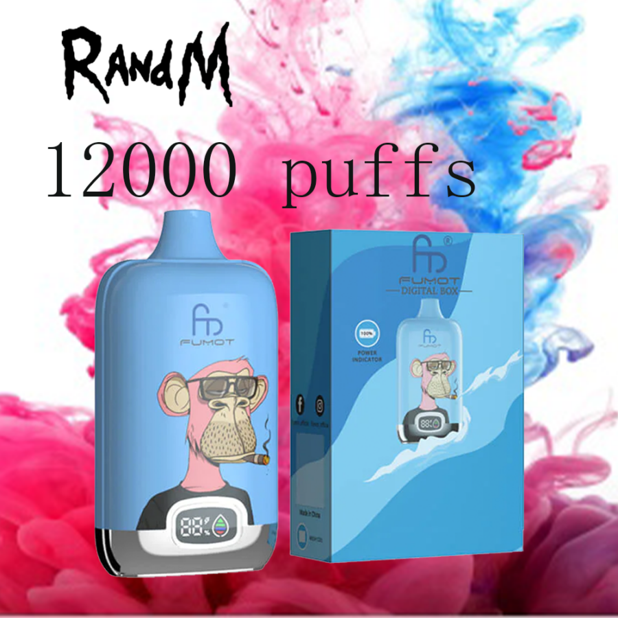 RandM Digital Box 12000 puffs Vape original E Cigarette