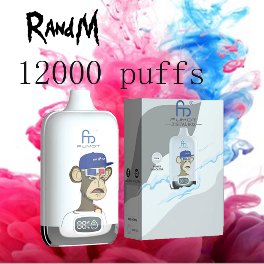 RandM Digital Box 12000 bouffées Vape original E Cigarette