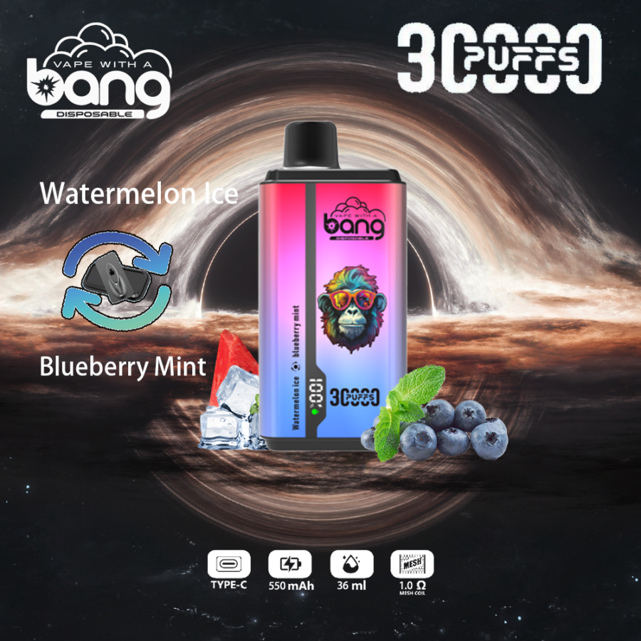 Bang 30000 30k Puffs New Double Taste Vape Original E-Cigarette