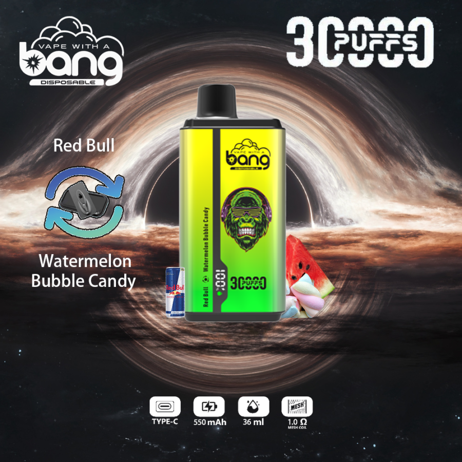 Bang 30000 30k Puffs Nuevo Doble Sabor Vape Original E-Cigarrillo