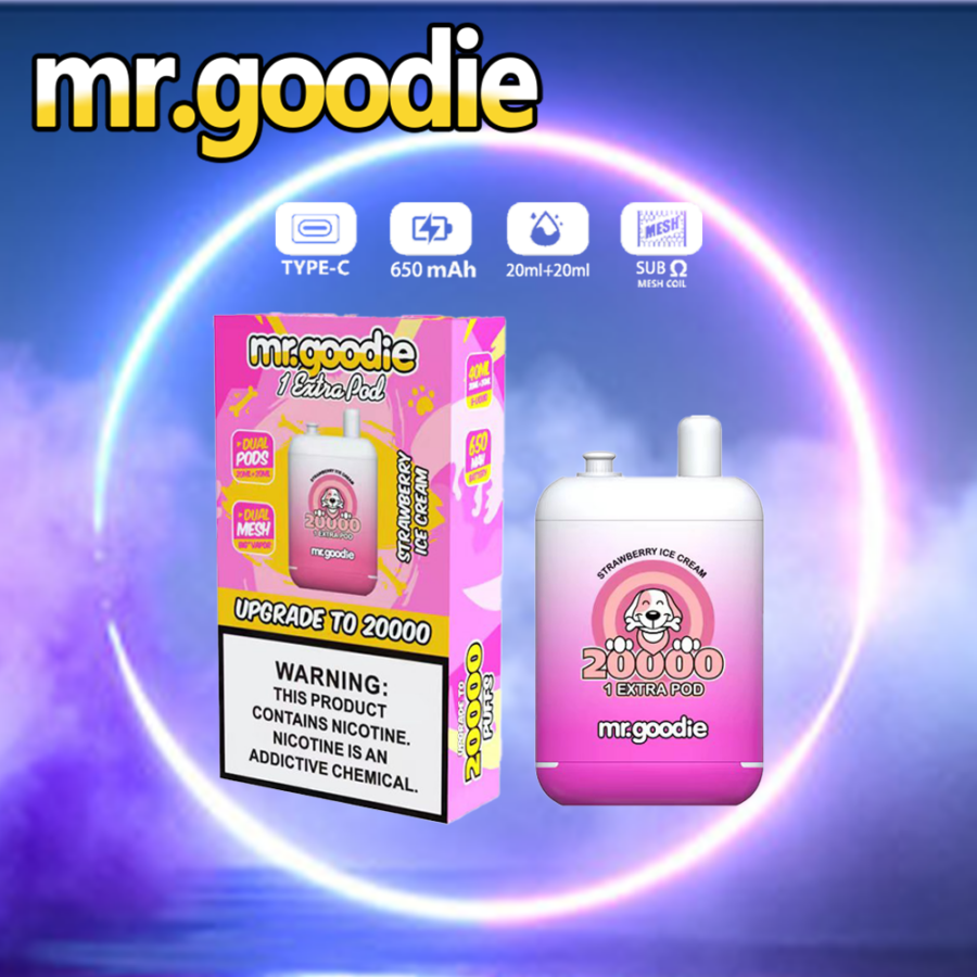 Mr.Goodie 20000 20K Puffs Double Warehouse original E-Zigarette