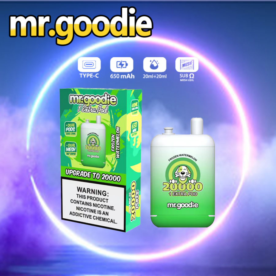 Mr.Goodie 20000 20K Puffs Doble Almacén original E Cigarette