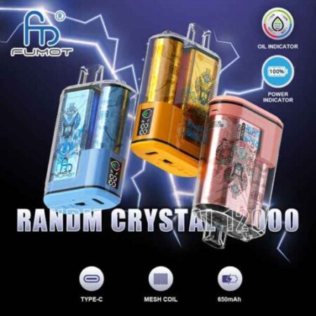 RandM Crystal 12000 bouffées Vape Original E Cigarette