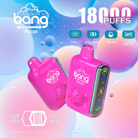 Bang Pulse 18000 18K Puffs Vape Original E Cigarette