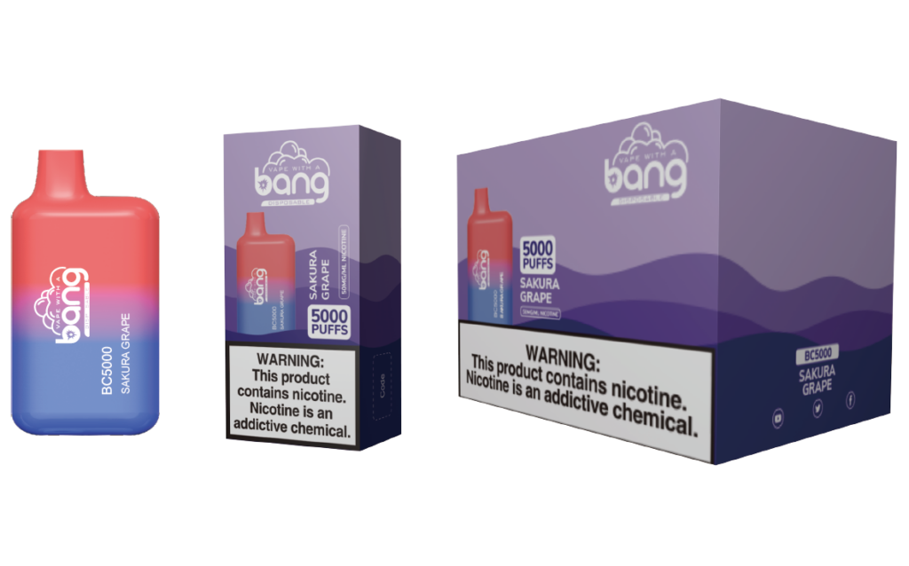 Bang BC5000 Box 5000 Puffs Vape Original E Cigarette – ChicVape