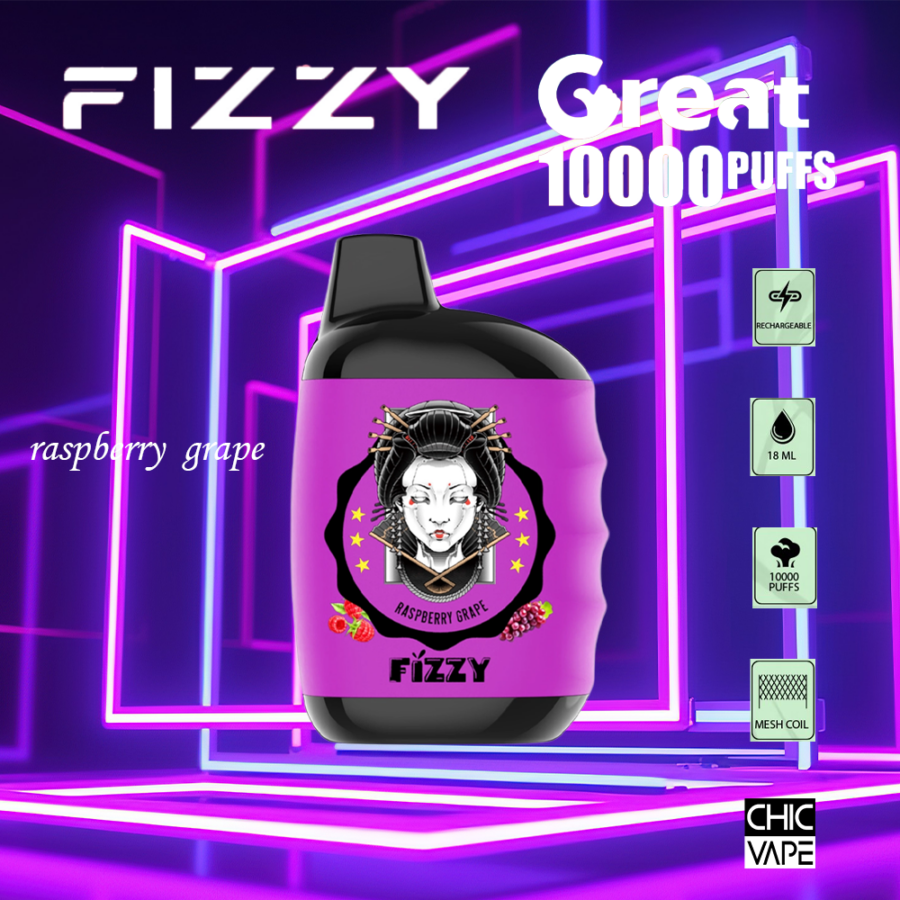 FIZZY Great 10K Puffs Vape Original E-Zigarette von Bulk Buying