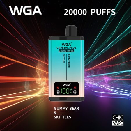 WGA Crystal Plus 20000 20K Puffs Doppelter Geschmack Vape Original E-Zigarette