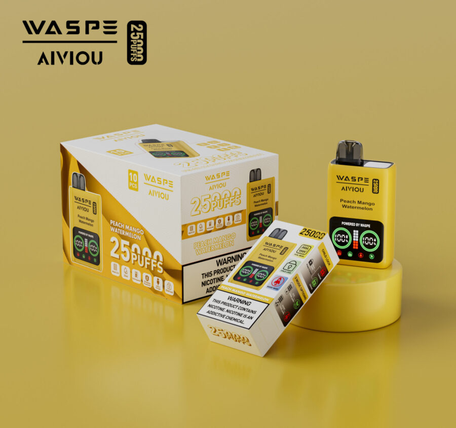 WASPE 25000 25K Puffs Dual Mesh Vape Original E-Zigarette