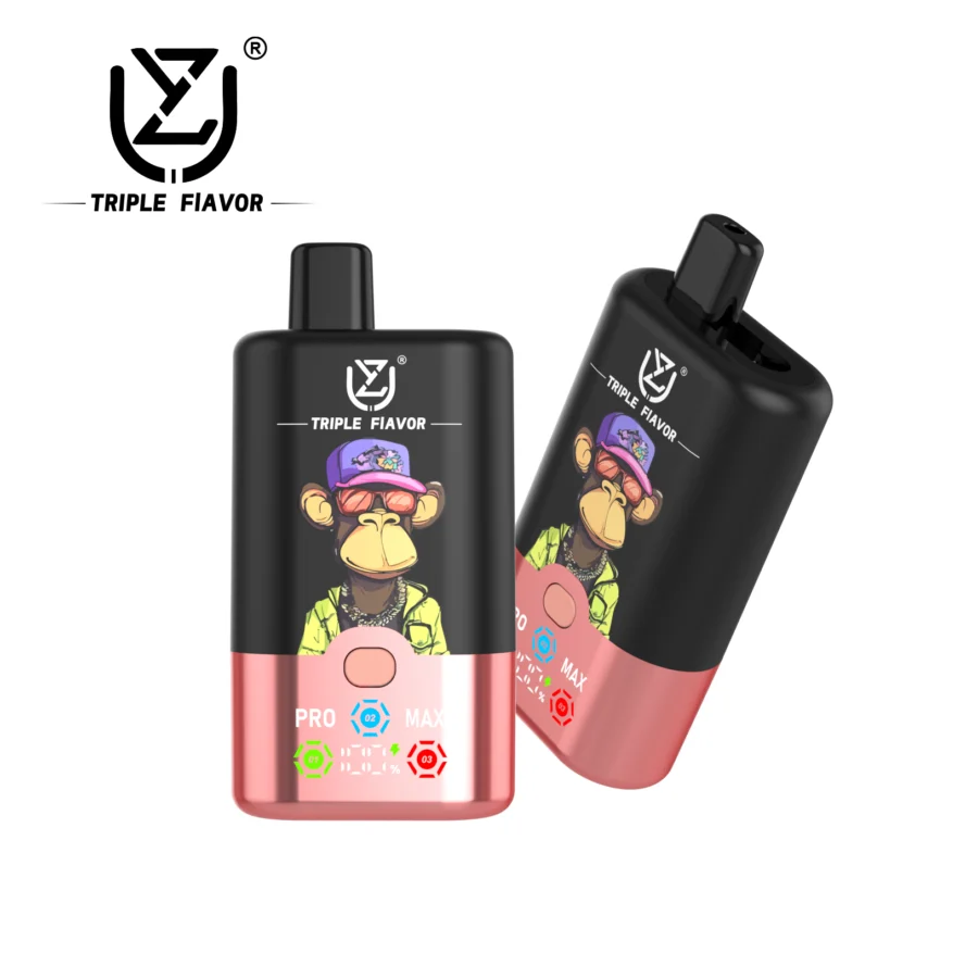 The UZY Triple Flavor 60000 Puffs Vape features 3-in-1 flavors, 54mL e-liquid, triple mesh coil, 850mAh battery, smart LED display, and 0%/2%/3%/5%nicotine, delivering a customizable and long-lasting vape.