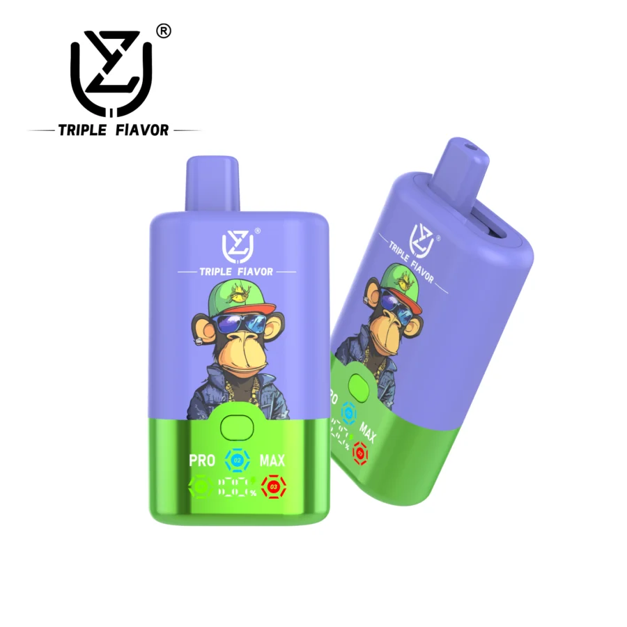 The UZY Triple Flavor 60000 Puffs Vape features 3-in-1 flavors, 54mL e-liquid, triple mesh coil, 850mAh battery, smart LED display, and 0%/2%/3%/5%nicotine, delivering a customizable and long-lasting vape.