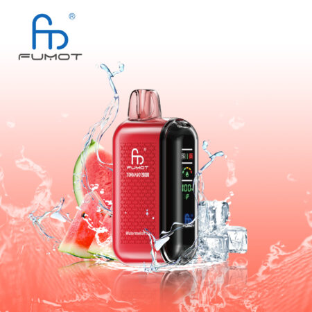 RandM Fumot Tornado 20K Puffs Vape offers 2%-5% nicotine, 20,000 puffs, 20mL e-liquid, dual mesh coil, smart screen, fast Type-C charging, and 39 flavors in a convenient 10-pack for lasting, flavorful vaping.