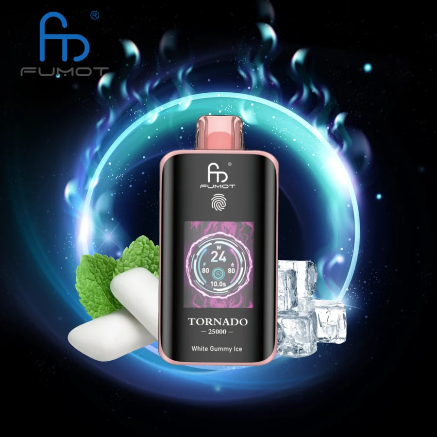 RandM Fumot Tornado 25K Puffs Vape Dual Mesh Coil Original E-Cigarette - Image 2