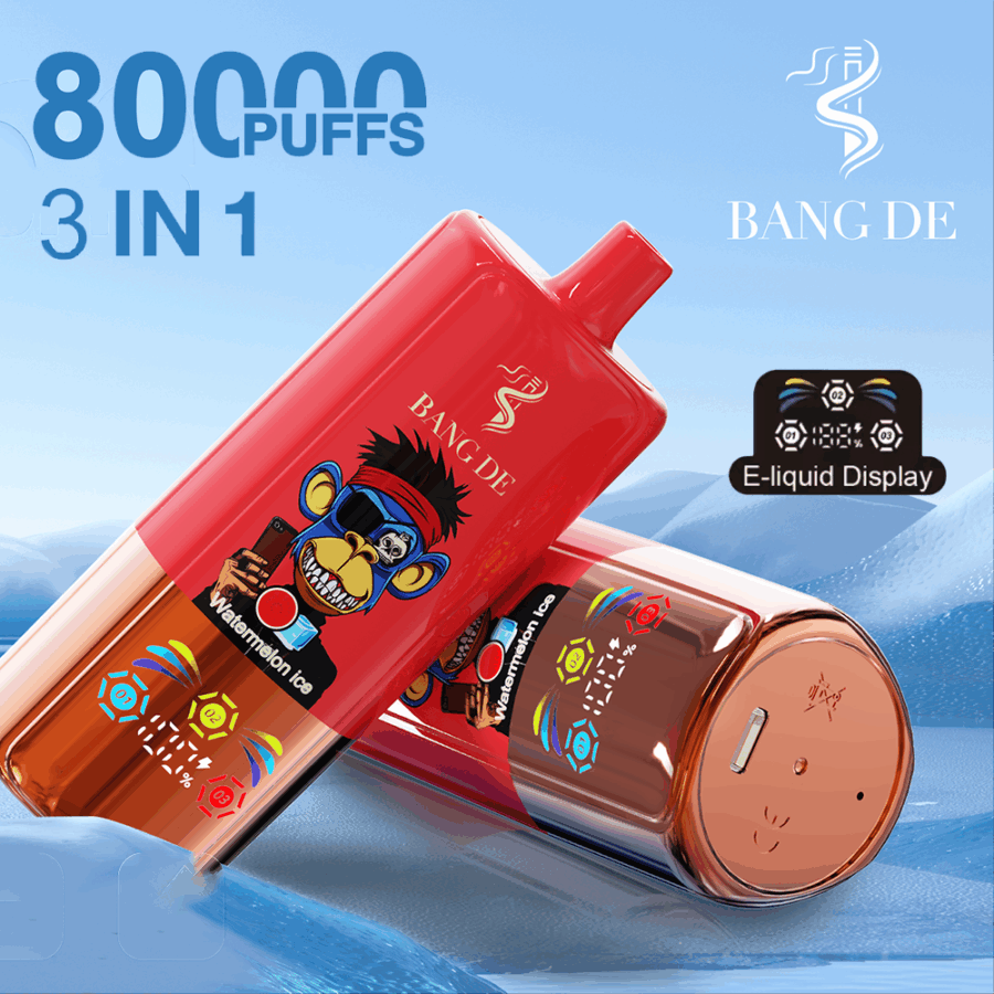 Bang DE 80K | 3-in-1 Flavors, 80,000 Puffs, Type-C Fast Charging - Image 9
