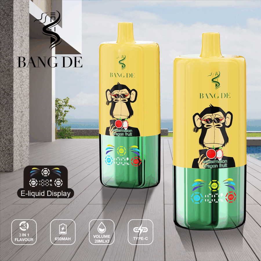 Bang DE 80K | 3-in-1 Flavors, 80,000 Puffs, Type-C Fast Charging - Image 7