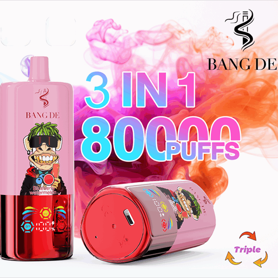 Bang DE 80K | 3-in-1 Flavors, 80,000 Puffs, Type-C Fast Charging - Image 6