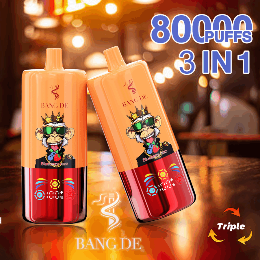 Bang DE 80K | 3-in-1 Flavors, 80,000 Puffs, Type-C Fast Charging - Image 5