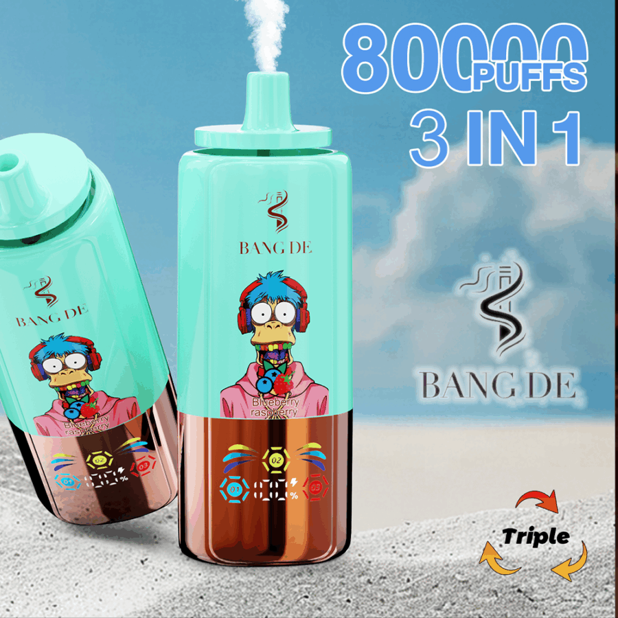 Bang DE 80K | 3-in-1 Flavors, 80,000 Puffs, Type-C Fast Charging - Image 3