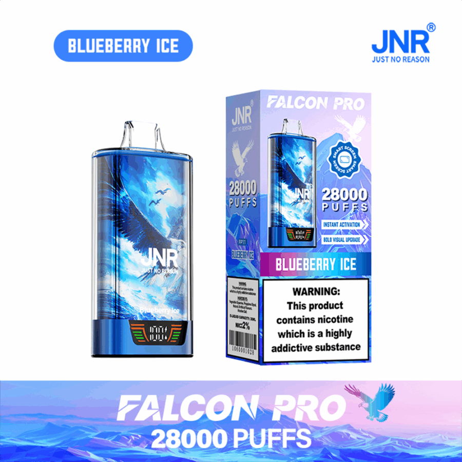 JNR FALCON PRO 28000: Long-Lasting Vaping with 28,000 Puffs, Dual Mesh Coil, and Smart Screen - Image 20