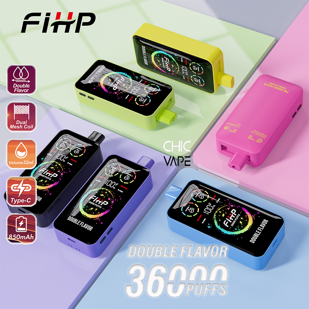 FIHP 36000 Puffs Double Flavors - Design officiel