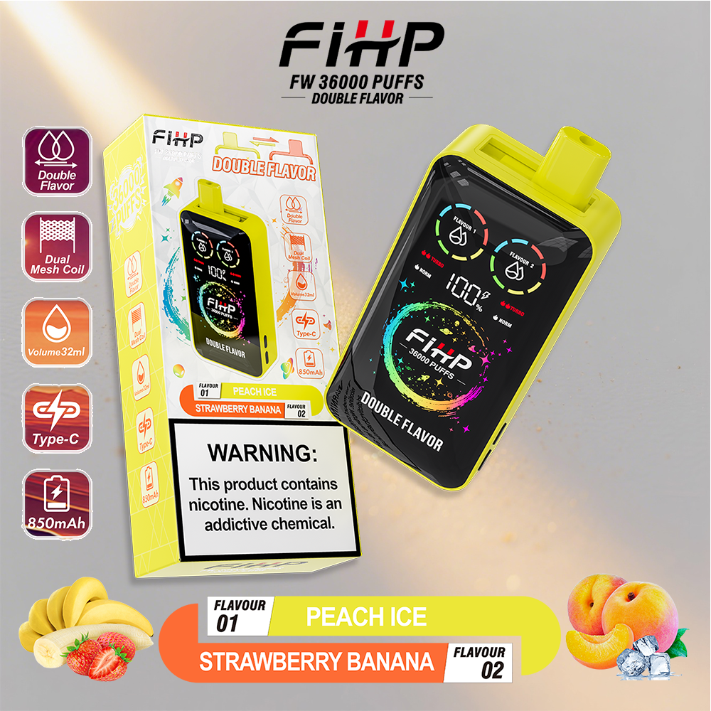 Peach Ice + Strawberry Banana